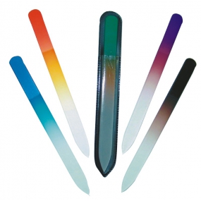 Abella Pilník skleněný oboustranný LUX 14 cm různé barvy 1 kus