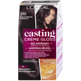 Loreal Paris Casting Creme Gloss barva na vlasy 316 tmavá fialová