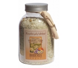 Bohemia Gifts Heřmánek a mateřídouška a měsíček s jejich hojivými účinky sůl do koupele 1,2 kg