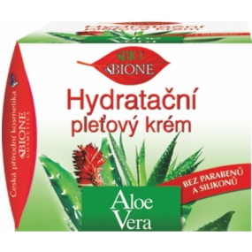 Bione Cosmetics Aloe Vera hydratační pleťový krém pro všechny typy pleti 51 ml