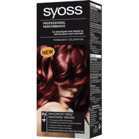 Syoss Professional barva na vlasy 4 - 2 mahagonově hnědý