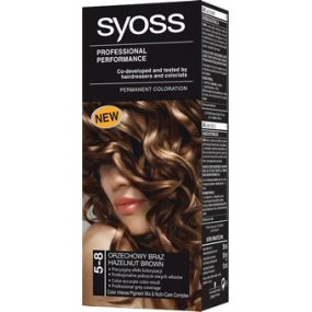 Syoss Professional barva na vlasy 5 - 8 oříškově hnědý