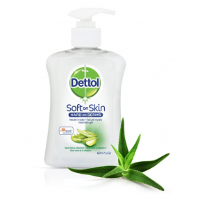 Dettol Aloe Vera a vitamin E hydratační antibakteriální mýdlo dávkovač 250 ml