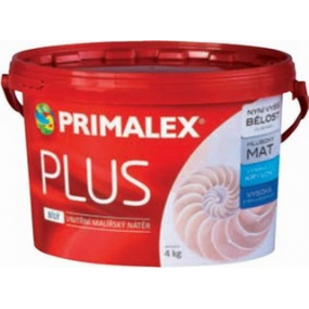 Primalex Plus Bílý vnitřní malířský nátěr 4 kg