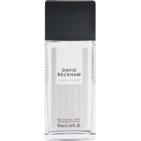 David Beckham Classic Homme parfémovaný deodorant sklo pro muže 75 ml