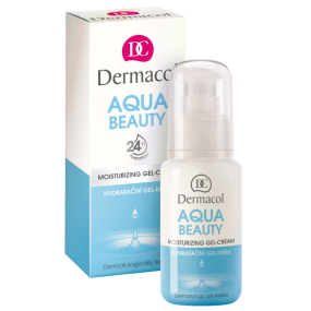 Dermacol Aqua Beauty hydratační gel-krém pro denní i noční péči 50 ml