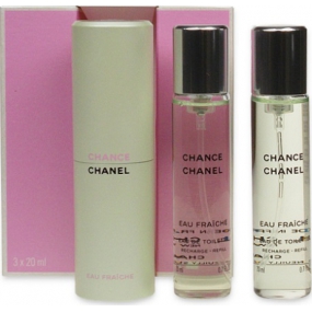 Chanel Chance Eau Fraiche toaletní voda komplet pro ženy 3 x 20 ml
