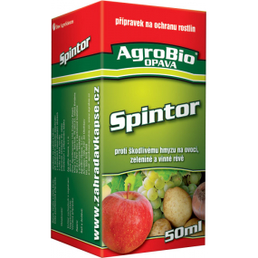 AgroBio Spintor přípravek proti škodlivému hmyzu na ovoci, zelenině a vinné révě 6 ml