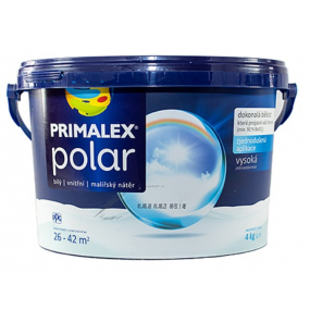 Primalex Polar Bílý interiérový nátěr 4 kg (2,6 l)