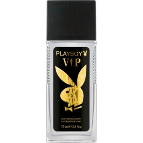 Playboy Vip for Him parfémovaný deodorant sklo pro muže 75 ml