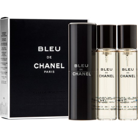 Chanel Bleu de Chanel toaletní voda komplet pro muže 3 x 20 ml
