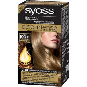 Syoss Oleo Intense Color barva na vlasy bez amoniaku 7-10 Přirozeně plavý