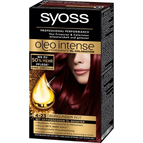Syoss Oleo Intense Color barva na vlasy bez amoniaku 4-23 Burgundská červeň