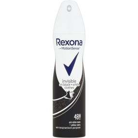 Rexona Invisible On Black + White Clothes antiperspirant deodorant sprej pro ženy 150 ml