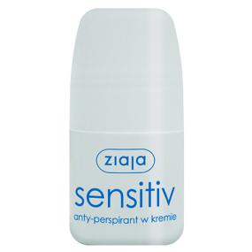 Ziaja Sensitive Creamy kuličkový antiperspirant deodorant roll-on pro ženy 60 ml