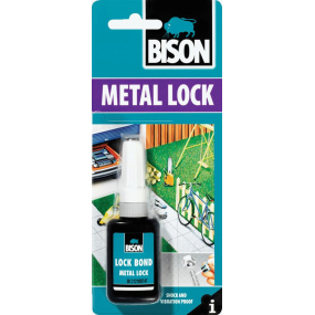 Bison Metal Lock lepidlo na zajištění šroubů 10 ml blistr