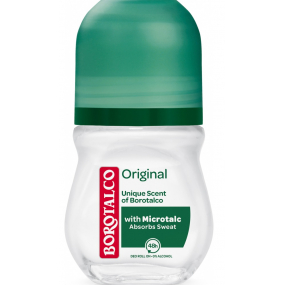 Borotalco Original kuličkový antiperspirant deodorant roll-on unisex 50 ml