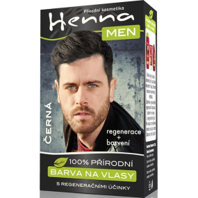 Henna Men Barva na vlasy pro muže černá 33 g