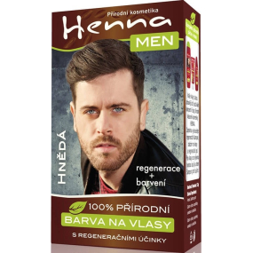 Henna Men Barva na vlasy pro muže hnědá 33 g