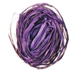 Raffia fialová nabarvené lýko k dekoraci 30 g