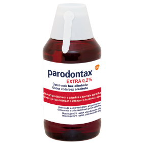 Parodontax Extra 0.2% ústní voda (výplach) pro intenzivní péči při krvácení dásní a parodontóze 300 ml