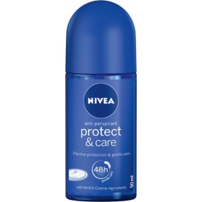 Nivea Protect & Care kuličkový antiperspirant roll-on pro ženy 50 ml