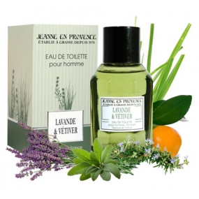 Jeanne en Provence Men Lavande & Vétiver - Lavande & Citronová tráva toaletní voda 100 ml