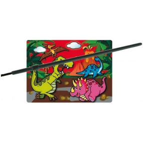 Magické malování vodou se štětcem Dinosauři 20 x 15 cm