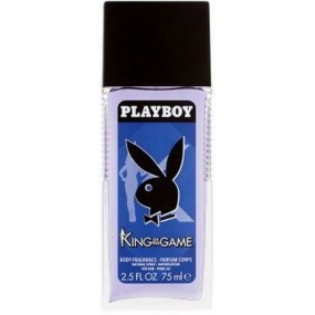 Playboy King of The Game parfémovaný deodorant sklo pro muže 75 ml